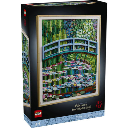 LEGO Art 31220 Claude Monet – Bridge Over a Pond of Water Lilies Building Set (3,179 Pieces) | 3D Wall Art Décor for Adults & Art Lovers