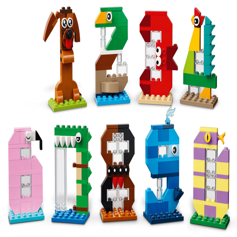 LEGO 40807 Birthday Numbers Building Set (281 Pieces) | Creative Animal Number Decorations for Kids Ages 6+