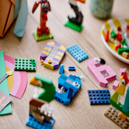 LEGO 40807 Birthday Numbers Building Set (281 Pieces) | Creative Animal Number Decorations for Kids Ages 6+