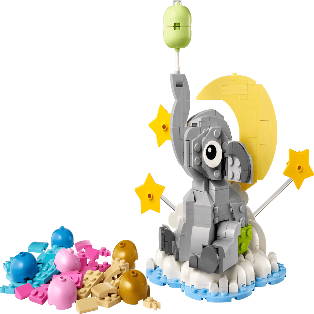 LEGO 40814 Baby Elephant in the Sky Building Set (402 Pieces) | Collectible Display Gift for New Parents & Baby Showers