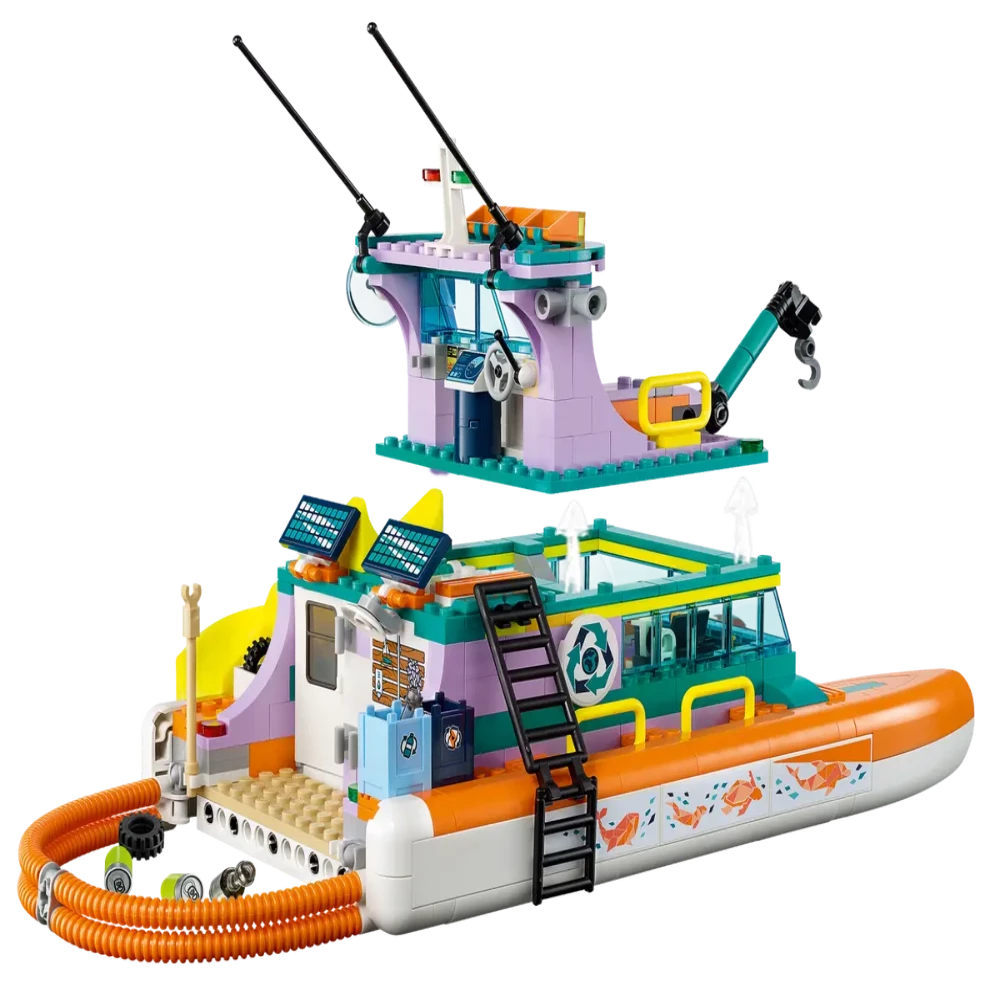 LEGO 41734 Friends Sea Rescue Boat Building Toy Set - Jaiman Toys