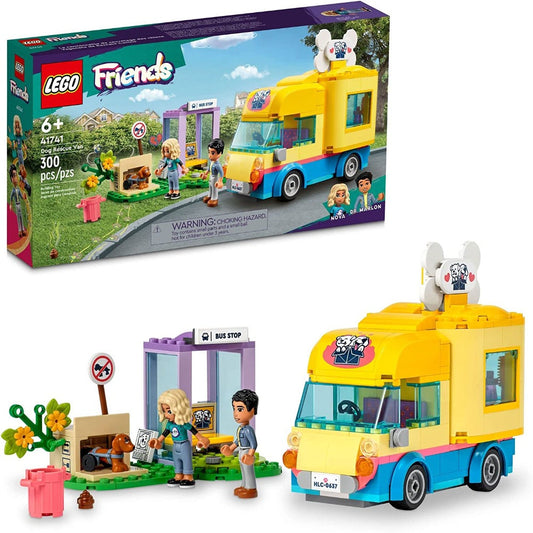 LEGO 41741 Friends Dog Rescue Van  Building Toy Set (300 Pcs) - Jaiman Toys