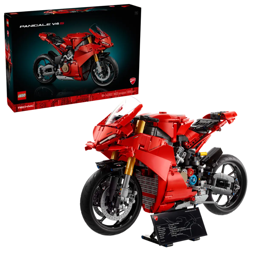 LEGO Technic 42202 Ducati Panigale V4 S Motorcycle - Jaiman Toys