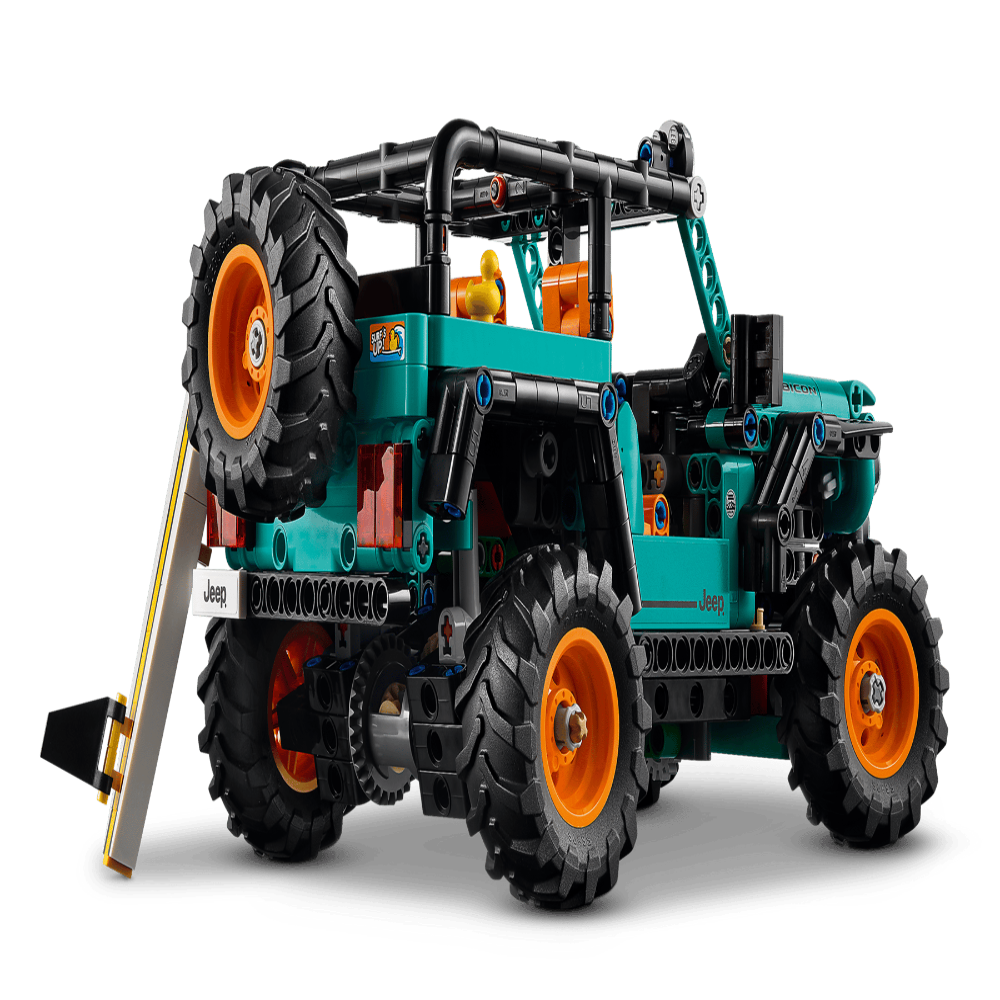 LEGO 42227 Technic Jeep Wrangler Rubicon Building Set – Off-Road 4x4 SUV Model, 723 Pieces