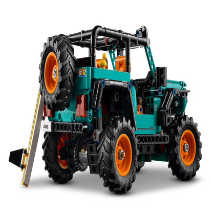 LEGO 42227 Technic Jeep Wrangler Rubicon Building Set – Off-Road 4x4 SUV Model, 723 Pieces