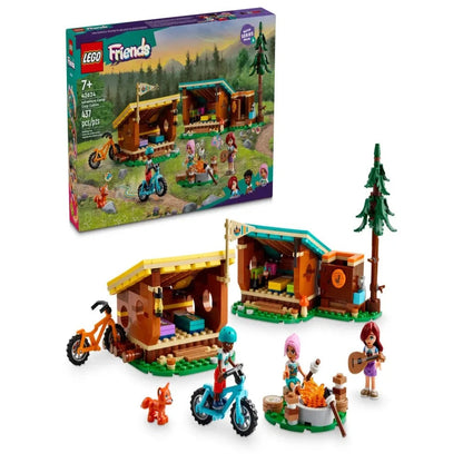 Lego 42624 Friends Adventure Camp Cozy Cabins 437 Pieces - Jaiman Toys