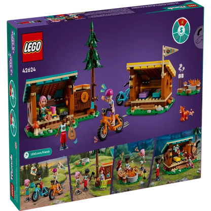 Lego 42624 Friends Adventure Camp Cozy Cabins 437 Pieces - Jaiman Toys