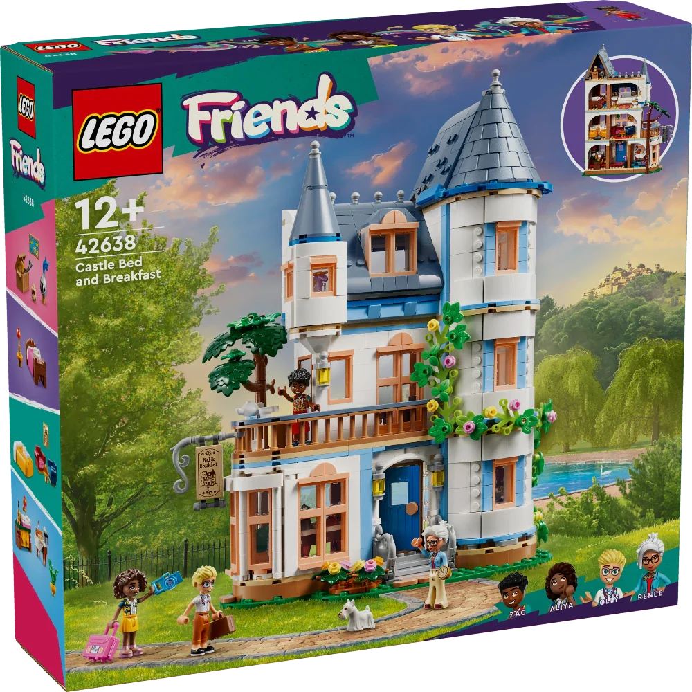 Lego 42638 Friends Castle Bed And Breakfast 1311 Pieces