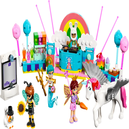 LEGO Friends 42661 Costume Party with Unicorn & Fairy Building Set (261 Pieces) | Pretend Play Toy with 4 Minidolls & Animal Figures for Kids Ages 6+