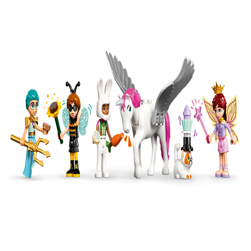 LEGO Friends 42661 Costume Party with Unicorn & Fairy Building Set (261 Pieces) | Pretend Play Toy with 4 Minidolls & Animal Figures for Kids Ages 6+