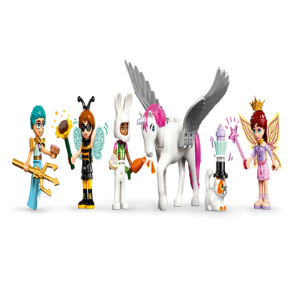 LEGO Friends 42661 Costume Party with Unicorn & Fairy Building Set (261 Pieces) | Pretend Play Toy with 4 Minidolls & Animal Figures for Kids Ages 6+