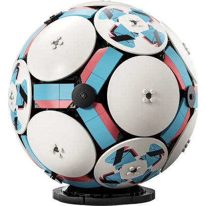 LEGO 43019 Ideas Soccer Ball Collectible Model – Display Build Set for Football Fans, 1498 Pieces