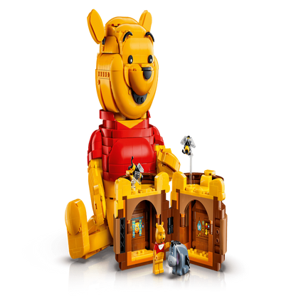 LEGO 43300 Disney Winnie the Pooh Building Set – Collectible Display Figure with Honey Pot, 1399 Pieces