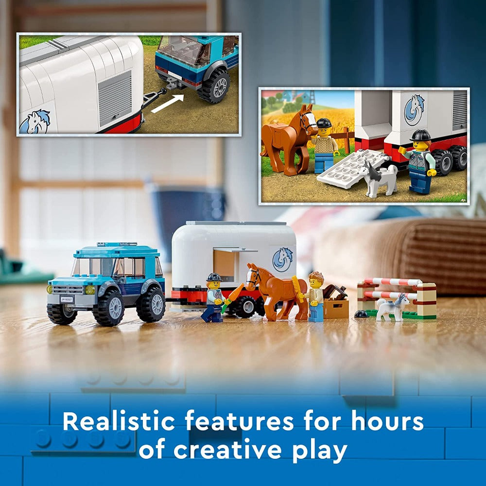 LEGO 60327 Horse Transporter V29 Building Kit for 5 Years - Jaiman Toys