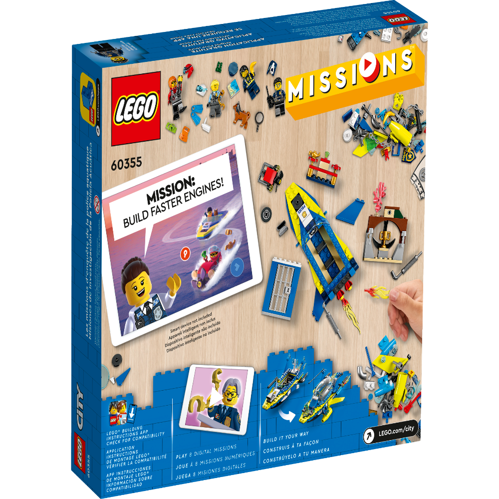 Lego 60355 City Water Police Detective Missions (278 Pieces) - Jaiman Toys