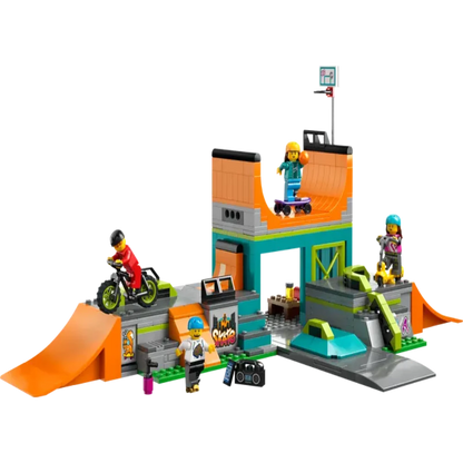 LEGO 60364 City Street Skate Park Building Toy Set (454 Pieces) - Jaiman Toys