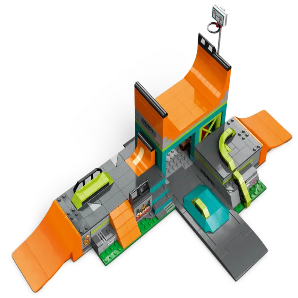 LEGO 60364 City Street Skate Park Building Toy Set (454 Pieces) - Jaiman Toys