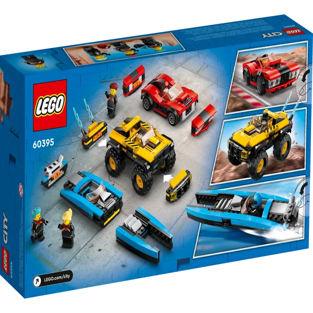LEGO 60395 City Combo Race Pack Building Toy Set (362 Pieces) - Jaiman Toys