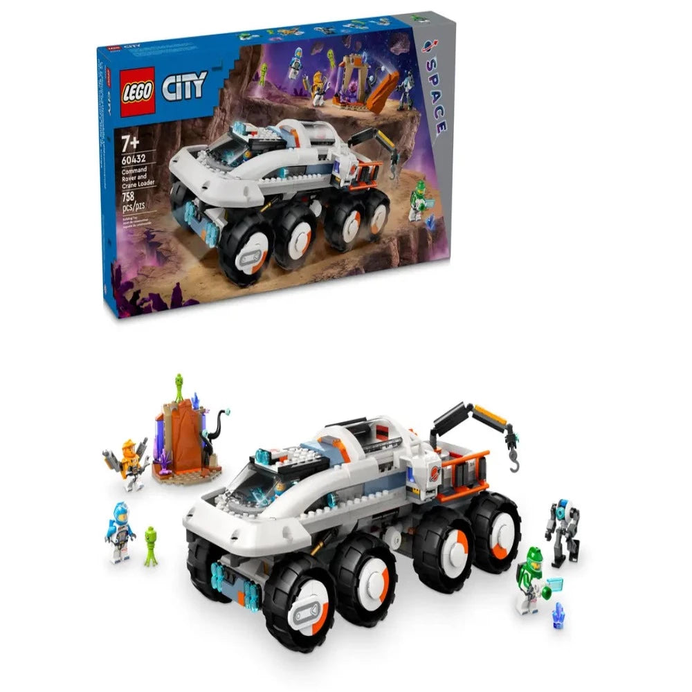 LEGO City Command Rover and Crane Loader Toy 60432 (758 Pieces) - Jaiman Toys