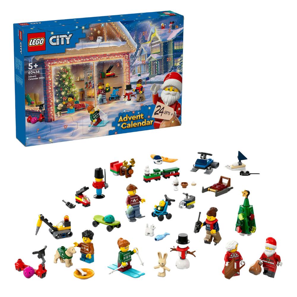 LEGO City 60436 Advent Calendar Building Blocks (195 Pieces) - Jaiman Toys