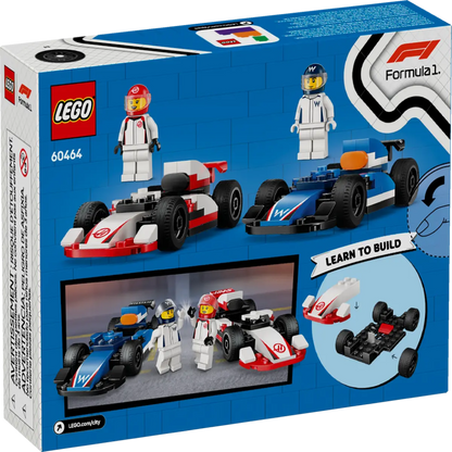 LEGO 60464 City F1 Williams Racing & Haas F1 Race Car Building Set - Jaiman Toys