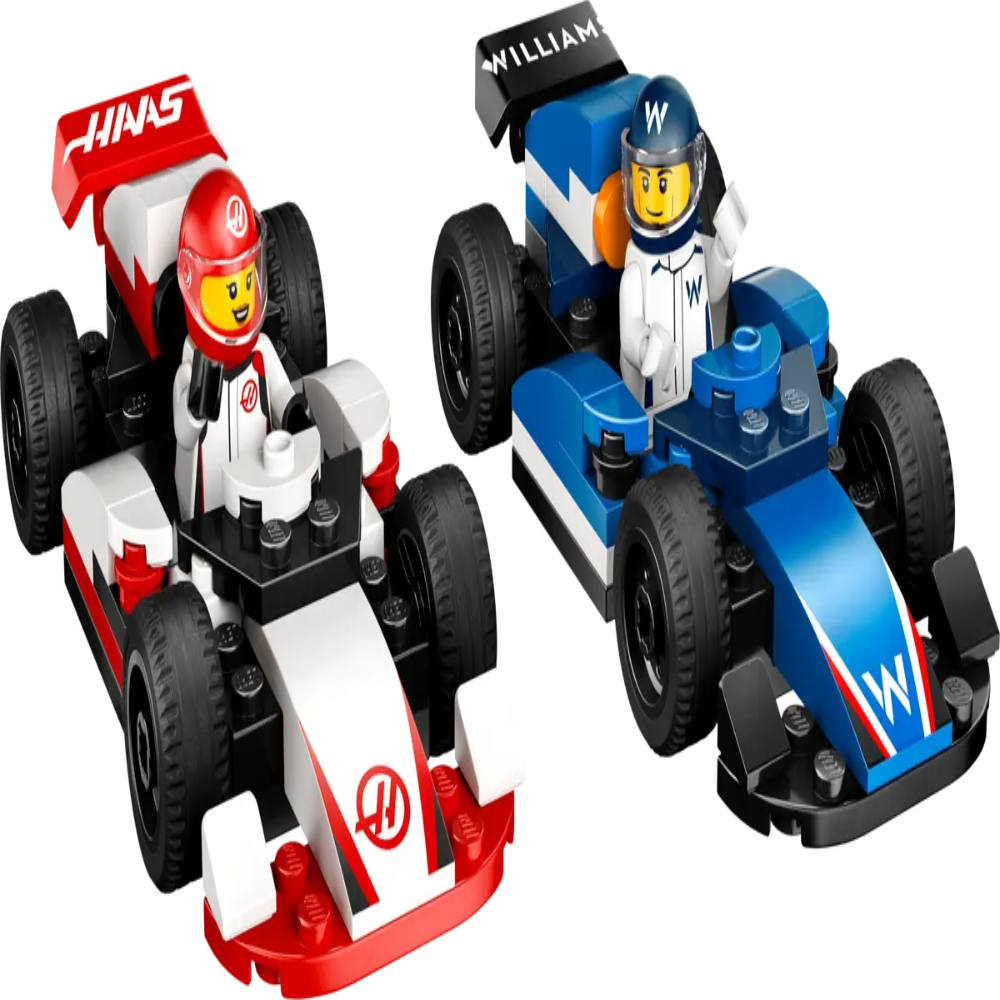 LEGO 60464 City F1 Williams Racing & Haas F1 Race Car Building Set - Jaiman Toys