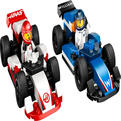 LEGO 60464 City F1 Williams Racing & Haas F1 Race Car Building Set - Jaiman Toys