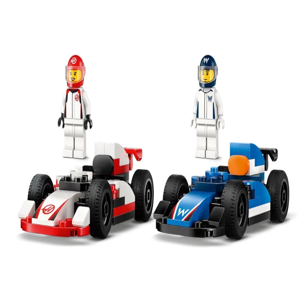 LEGO 60464 City F1 Williams Racing & Haas F1 Race Car Building Set - Jaiman Toys