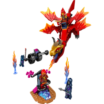 LEGO NINJAGO Kais Source Dragon Battle Adventure Playset with Buildable Model and 4 Posable Ninja Action Figures, Toddler Ninja Toy, Ninja Gift Idea for... - Jaiman Toys