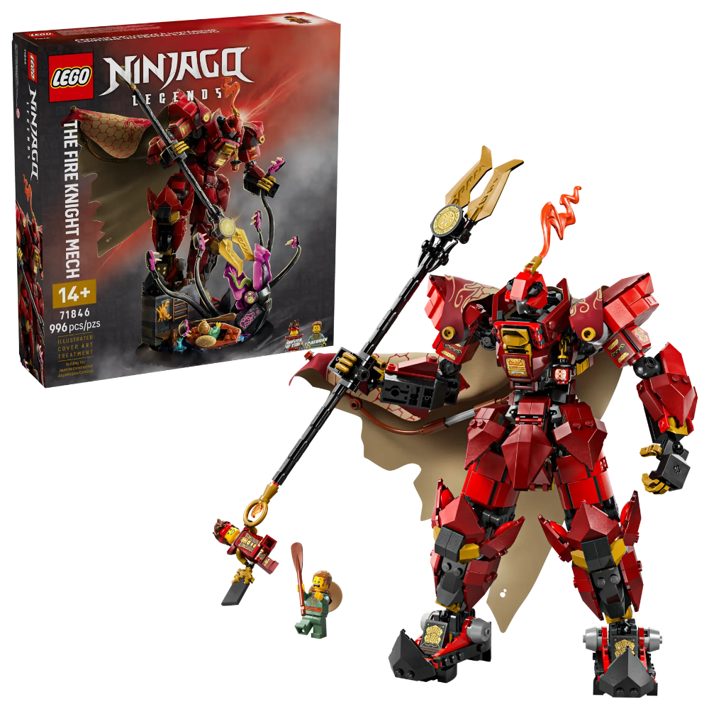 LEGO 71846 Ninjago The Fire Knight Mech Building Set (996 Pieces) - Jaiman Toys