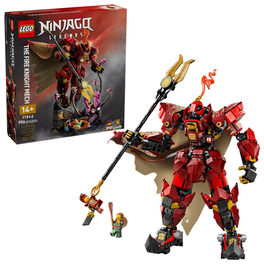 LEGO 71846 Ninjago The Fire Knight Mech Building Set (996 Pieces) - Jaiman Toys