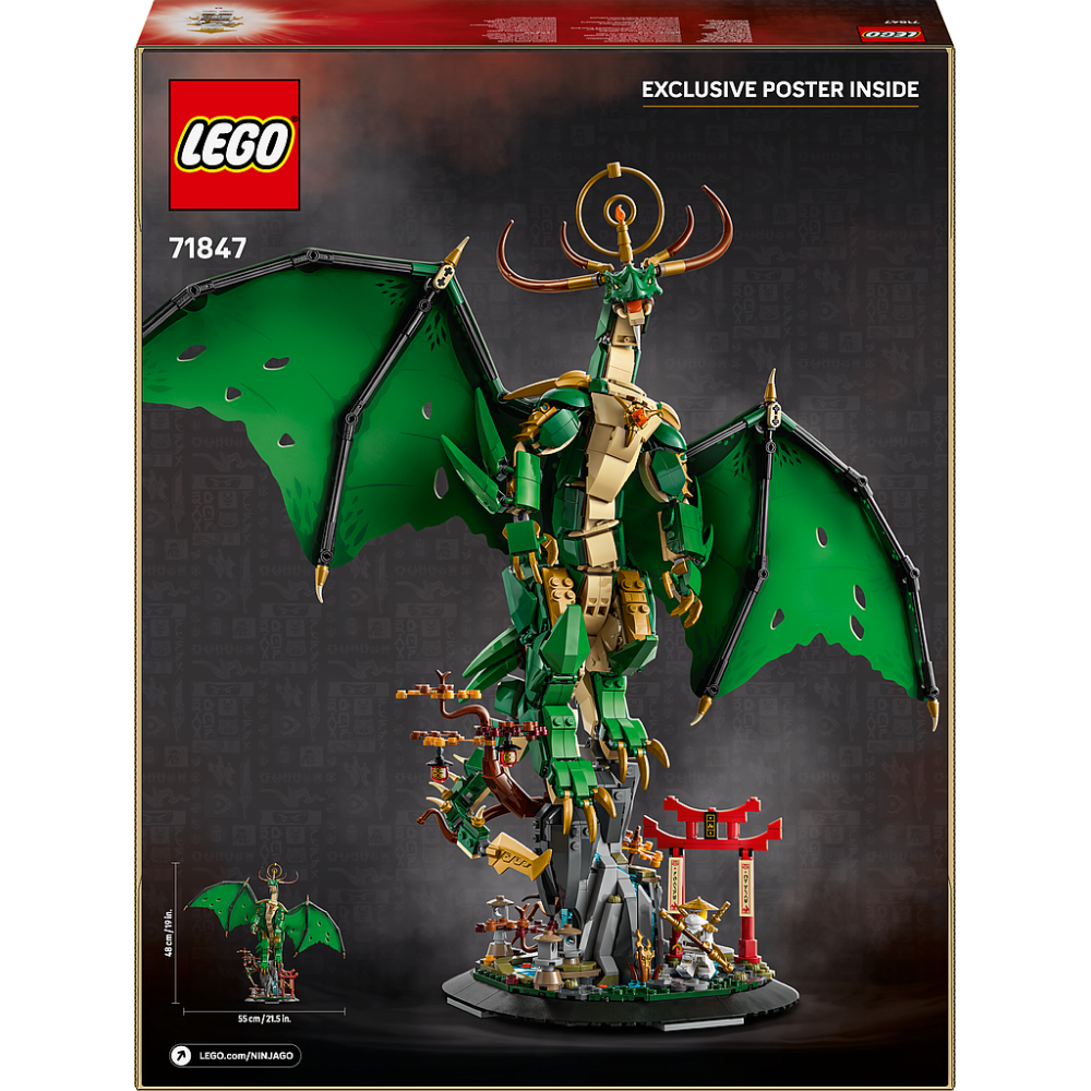 LEGO 71847 NINJAGO The Guardian Dragon Building Set (1650 Pieces) - Jaiman Toys