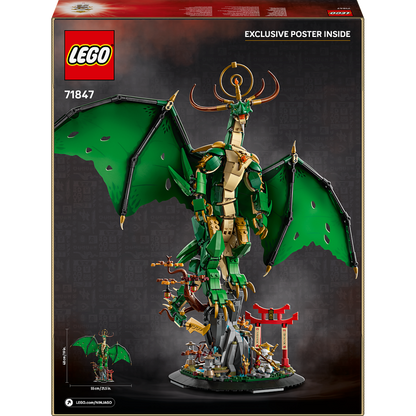 LEGO 71847 NINJAGO The Guardian Dragon Building Set (1650 Pieces) - Jaiman Toys