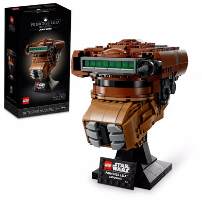 LEGO 75351 Star Wars Princess Leia (Boushh) Helmet Set for Adults (670 Pieces) - Jaiman Toys