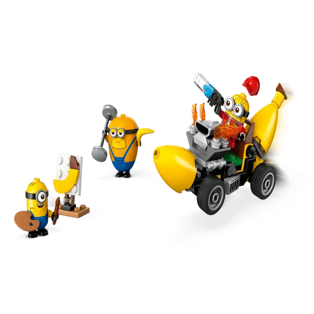 LEGO Despicable Me 4 Minions and Banana Car Toy 75580 Building Blocks Toys for 6+ Gift for Boys and Girls