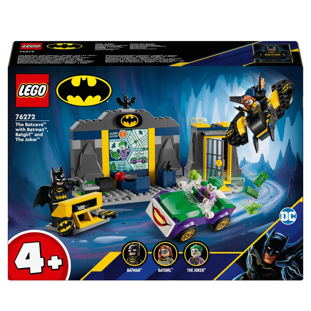 Unleash Gotham's Secrets LEGO 76272 The Batcave with Batman, Batgirl, and The Joker - 184 Pieces