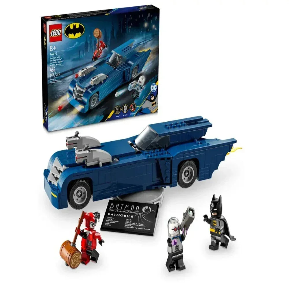 Lego 76274 Super Heroes Batman With The Batmobile Vs. Harley Quinn And Mr. Freeze 435 Pieces