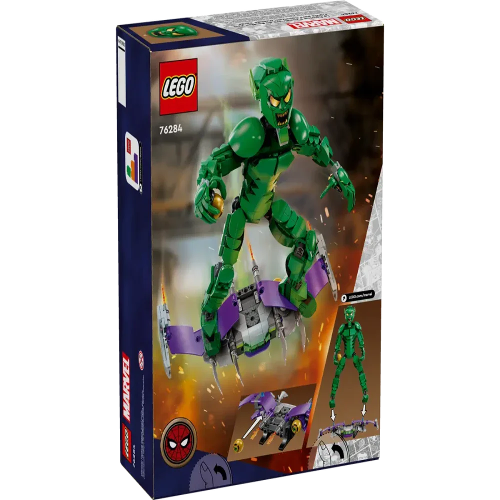 Lego 76284 Super Heroes Green Goblin Construction Figure 471 Pieces