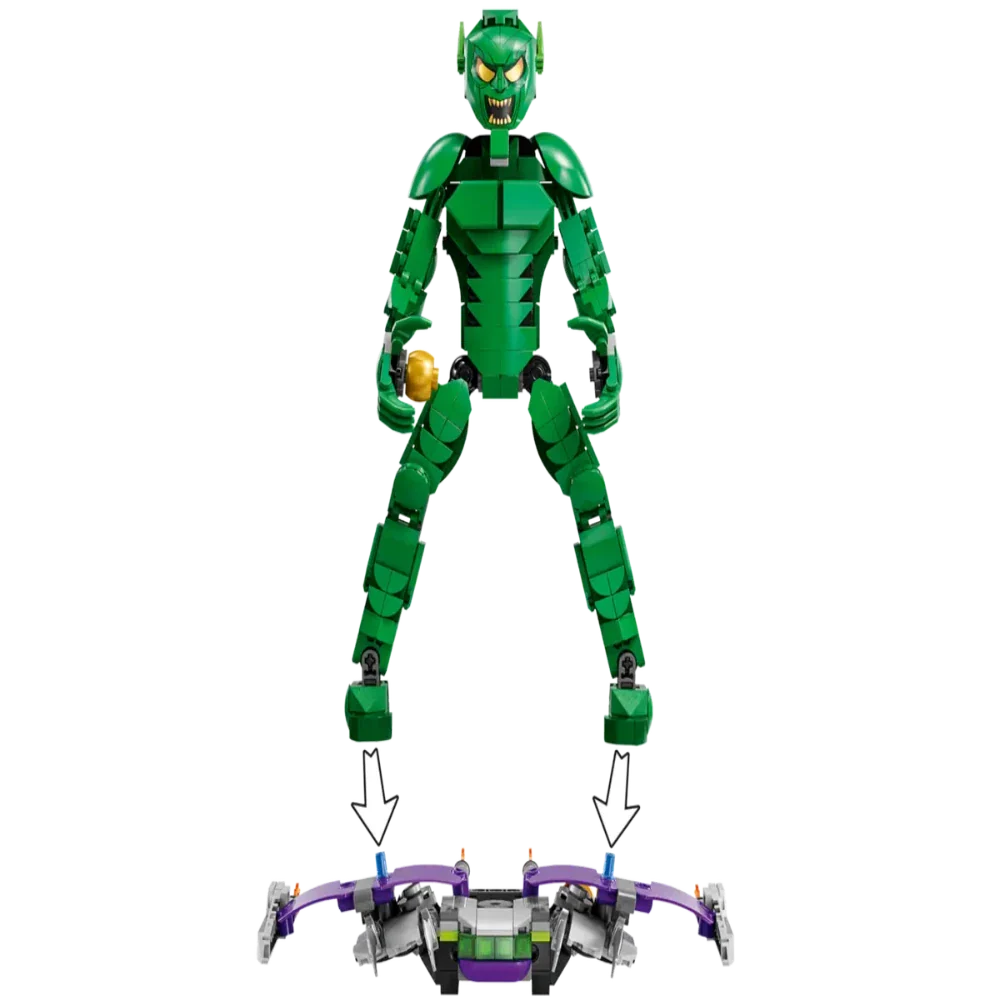 Lego 76284 Super Heroes Green Goblin Construction Figure 471 Pieces