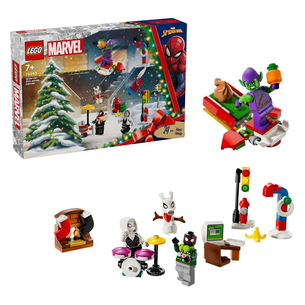 LEGO 76293 Marvel Spider-Man Advent Calendar, Buildable Christmas (246 Pieces) - Jaiman Toys