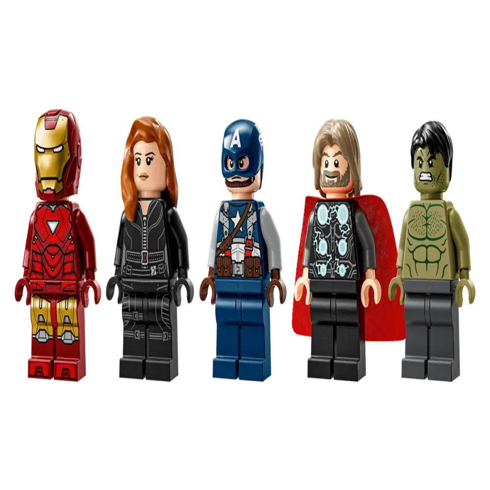 LEGO 76313 Marvel : Marvel Logo & Minifigures Building Set (931 Pieces)