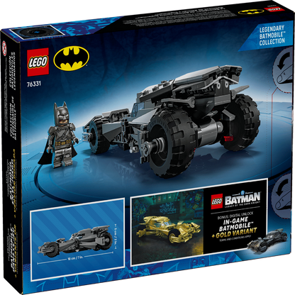 LEGO 76331 DC Batman Batmobile Building Set with Batman Minifigure – 220 Pieces