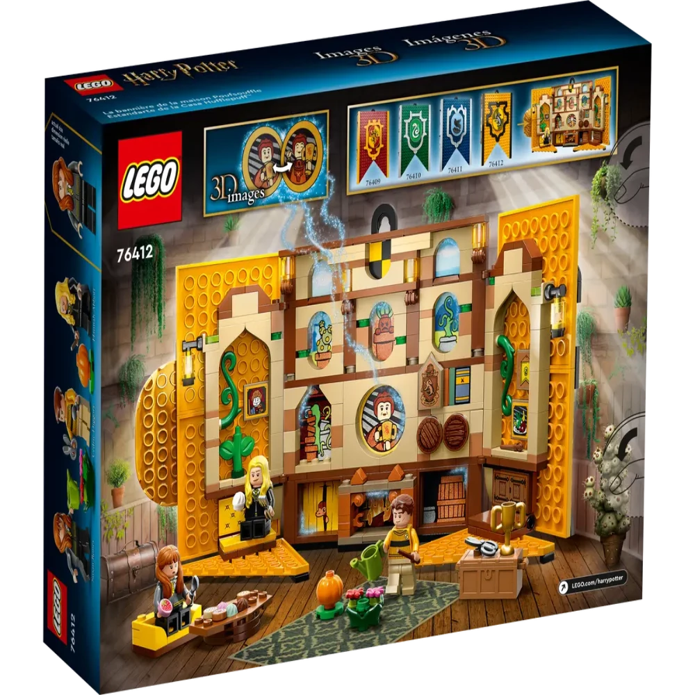 LEGO 76412 Harry Potter Hufflepuff House Banner Building Toy Set (313 Pcs) - Jaiman Toys