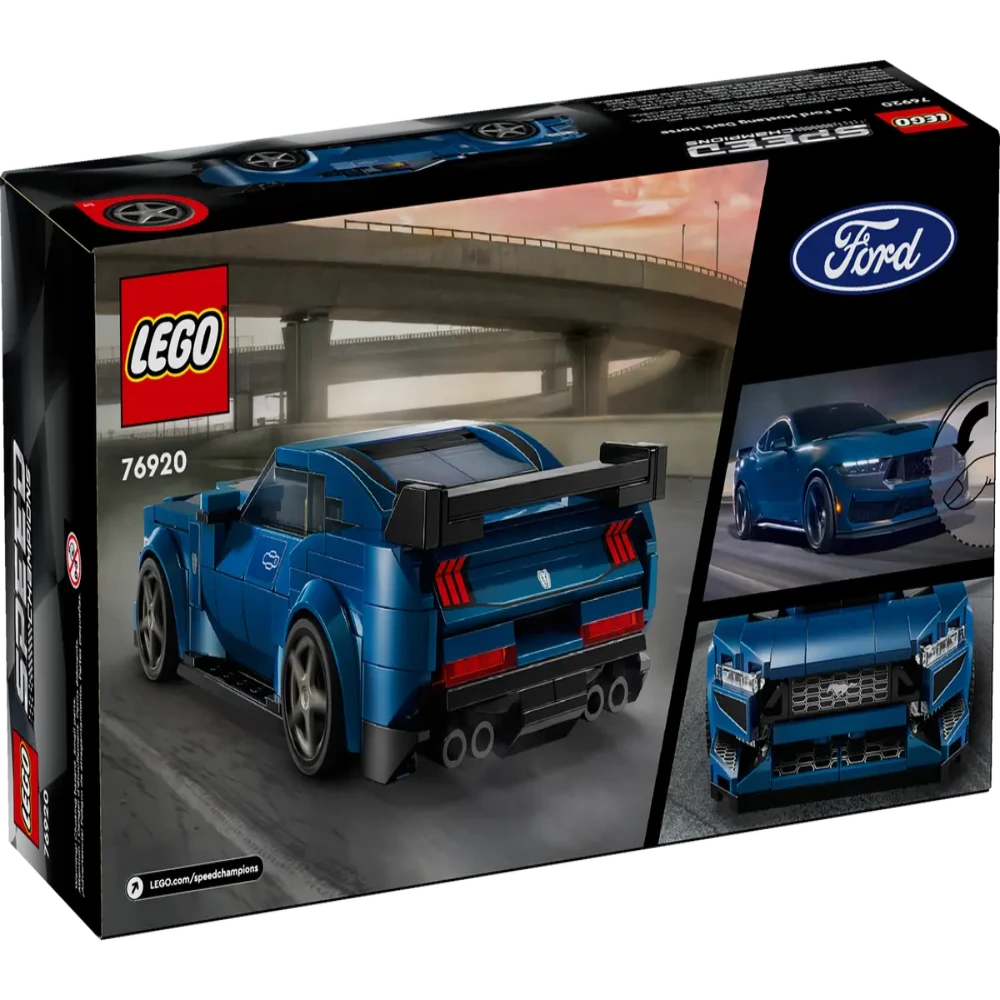 LEGO Speed Champions Ford Mustang Dark Horse Sports Car 76920 - Jaiman Toys