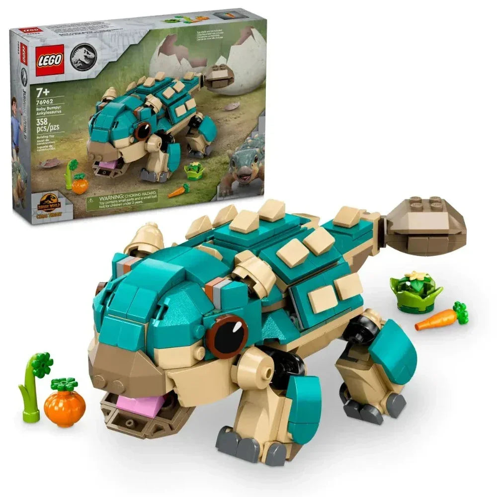 Lego 76962 Jurassic World Baby Bumpy Ankylosaurus 358 Pieces