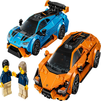 LEGO 77238  Speed Champions Lamborghini Revuelto & Huracán STO  2 Car Set with 2 Minifigures (Ages 9+, 607 Pieces) - Jaiman Toys
