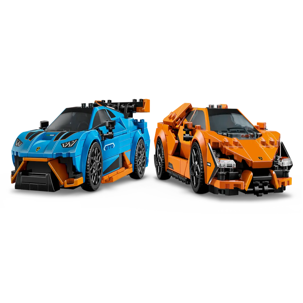 LEGO 77238  Speed Champions Lamborghini Revuelto & Huracán STO  2 Car Set with 2 Minifigures (Ages 9+, 607 Pieces) - Jaiman Toys