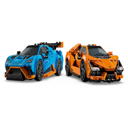 LEGO 77238  Speed Champions Lamborghini Revuelto & Huracán STO  2 Car Set with 2 Minifigures (Ages 9+, 607 Pieces) - Jaiman Toys