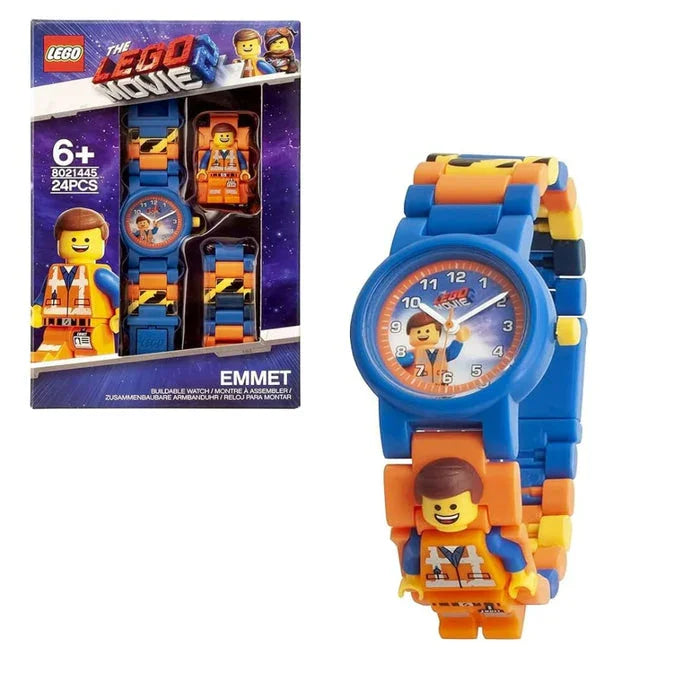 (Box Damage) LEGO 8021445 Unisex Child Quartz Watch, Analogue Classic Display and Plastic Strap