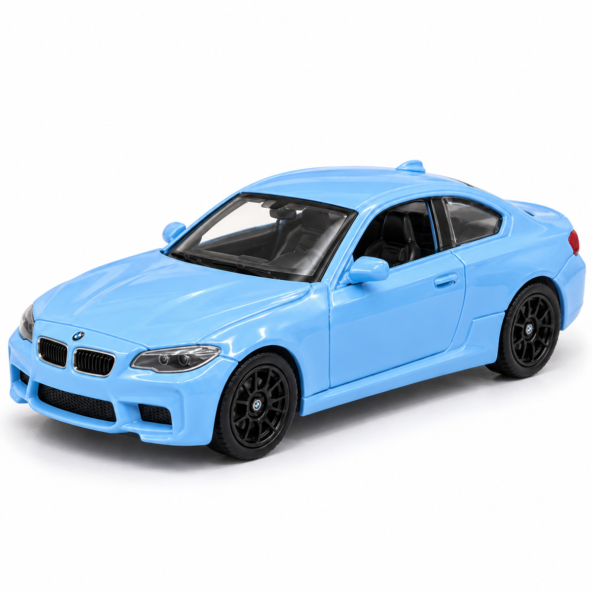 Welly 1:64 BMW M2 Coupe Light Blue Die-Cast Model Car